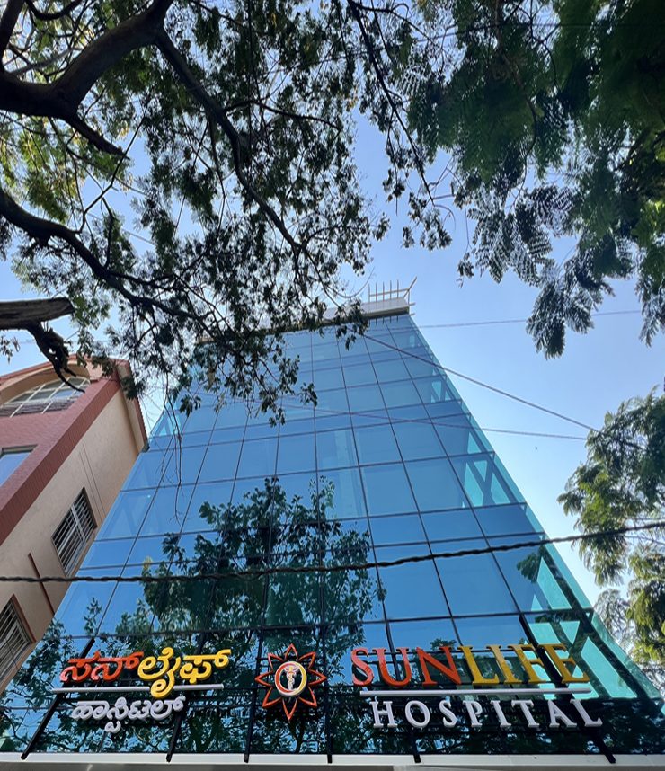 The Sunlife Hospital building in HSR Layout, Bengaluru